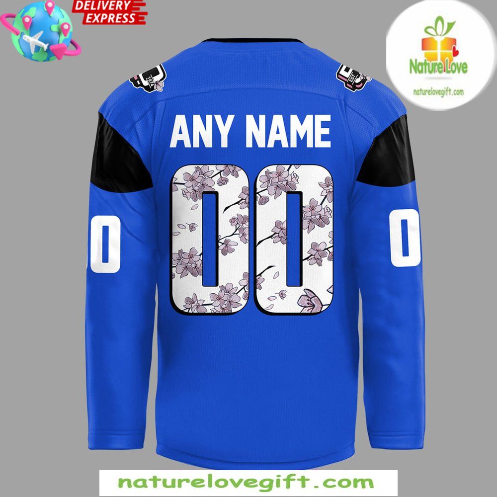 Washington Capitals 2026 Blue Cherry Bloom Jersey