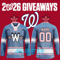 Washington Nationals 2026 Cherry Blossom Special Hockey Jersey
