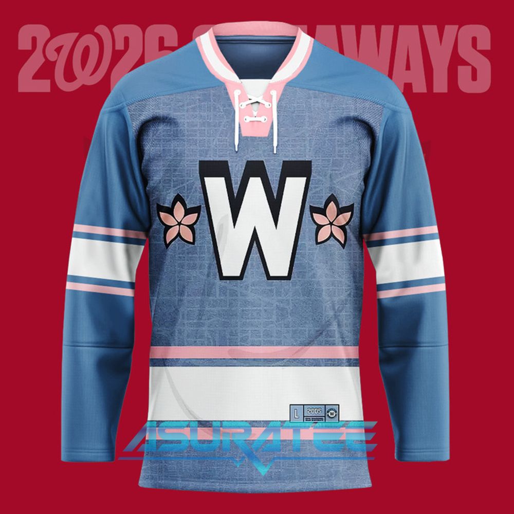 Washington Nationals 2026 Cherry Blossom Special Hockey Jersey