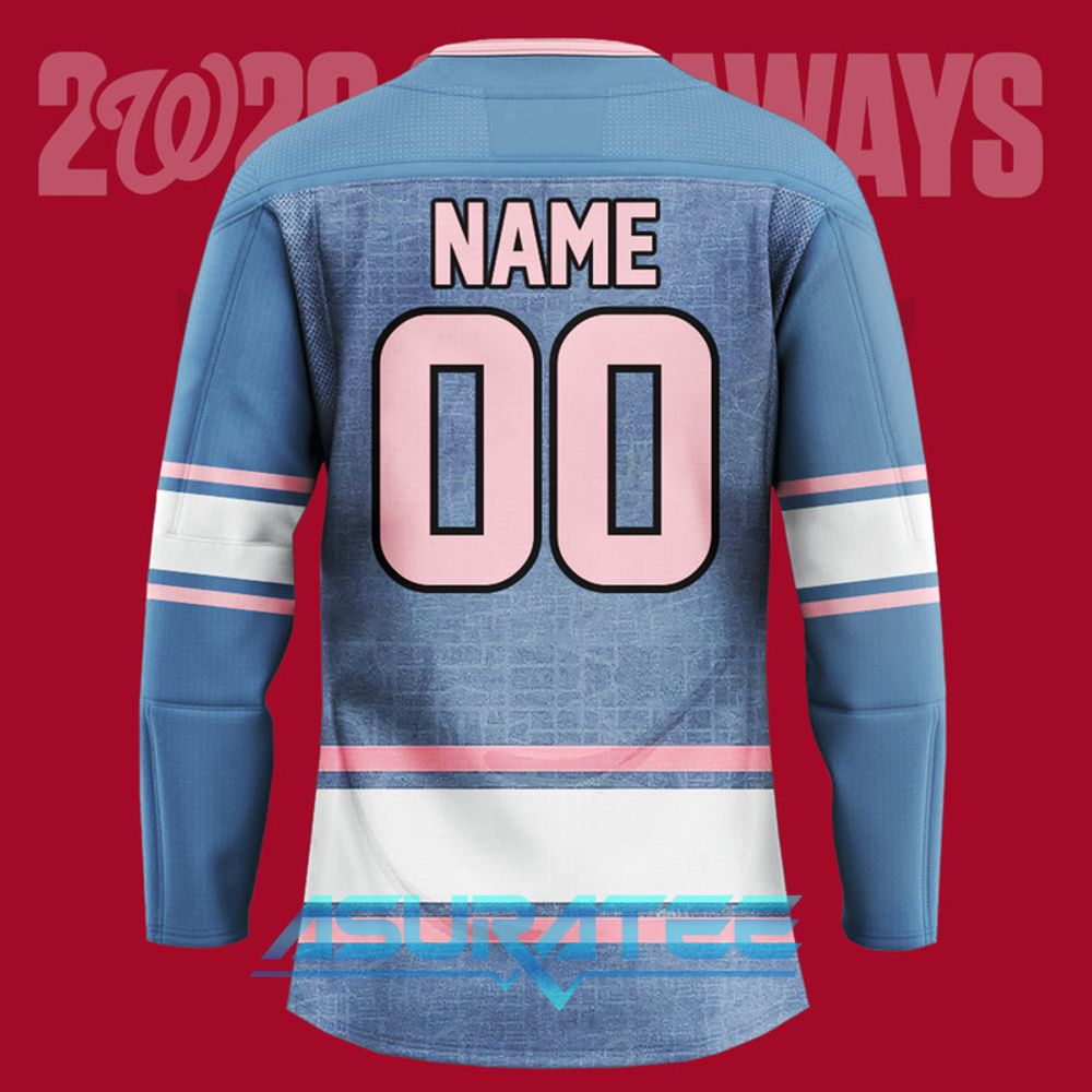 Washington Nationals 2026 Cherry Blossom Special Hockey Jersey