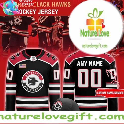 Hockey Jersey Waterloo Black Hawks 2026 Uniforms