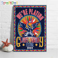 We’re Playing Glastonbury Festival 2024 Wall Art Poster Canvas
