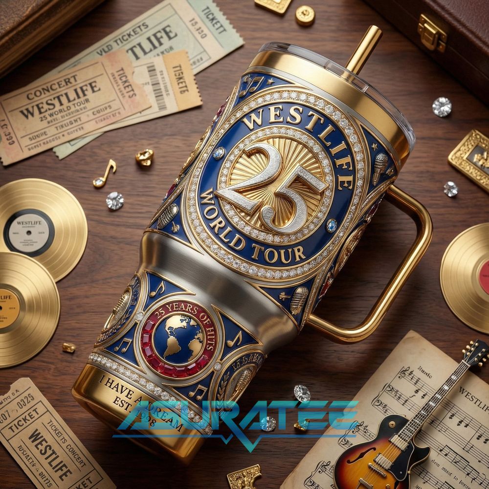 Westlife 25th Anniversary World Tour 2026 Special YETI Tumbler