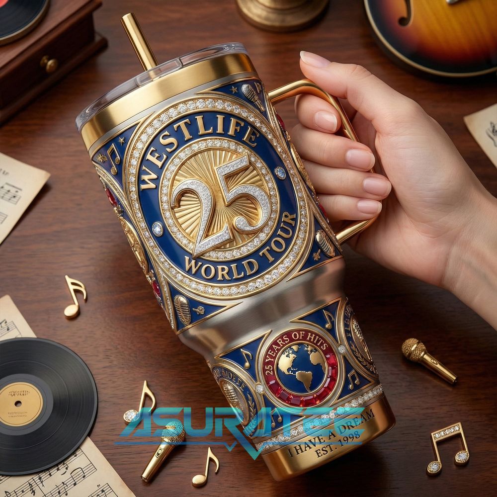 Westlife 25th Anniversary World Tour 2026 Special YETI Tumbler