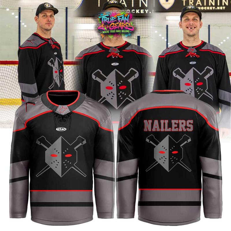 Wheeling Nailers 2026 Black Alternate Limited Edition Hockey Jersey