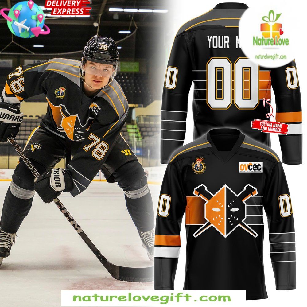 Pittsburgh Penguins Wheeling Nailers Hockey Jersey Night
