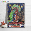 Widespread Panic Chicago February 2024 Tour Wall Art Poster Canvas