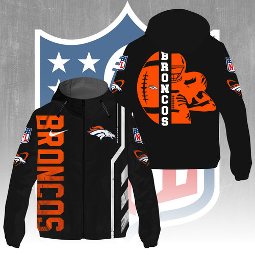 Denver Broncos 3D Windbreaker Jacket – GNE4355