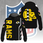 Los Angeles Rams 3D Windbreaker Jacket – GNE4360