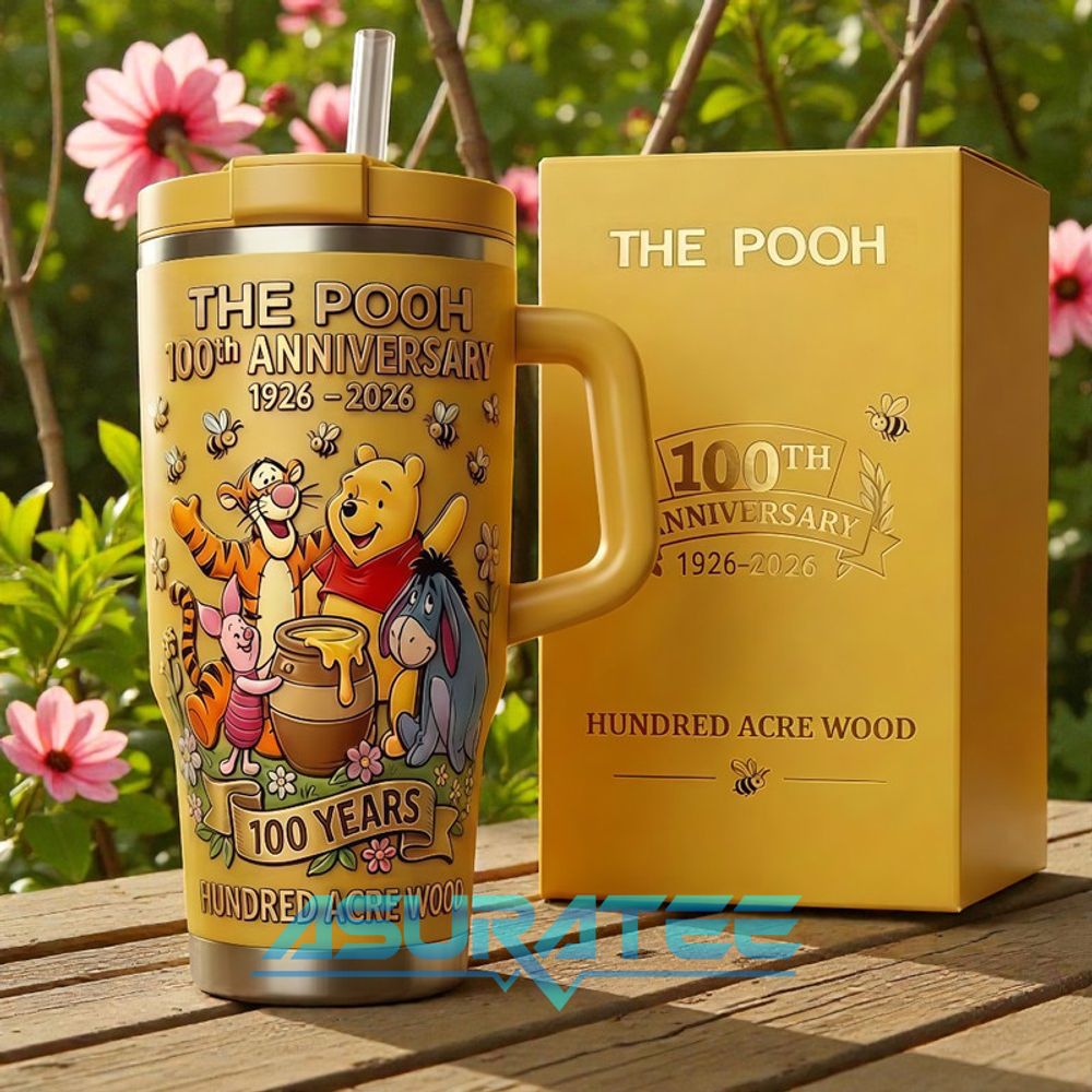 Winnie The Pooh 100th Anniversary Stanley Tumbler