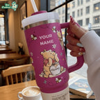 Winnie the Pooh 100 Years of Friendship - Personalized Tumbler 40OZ