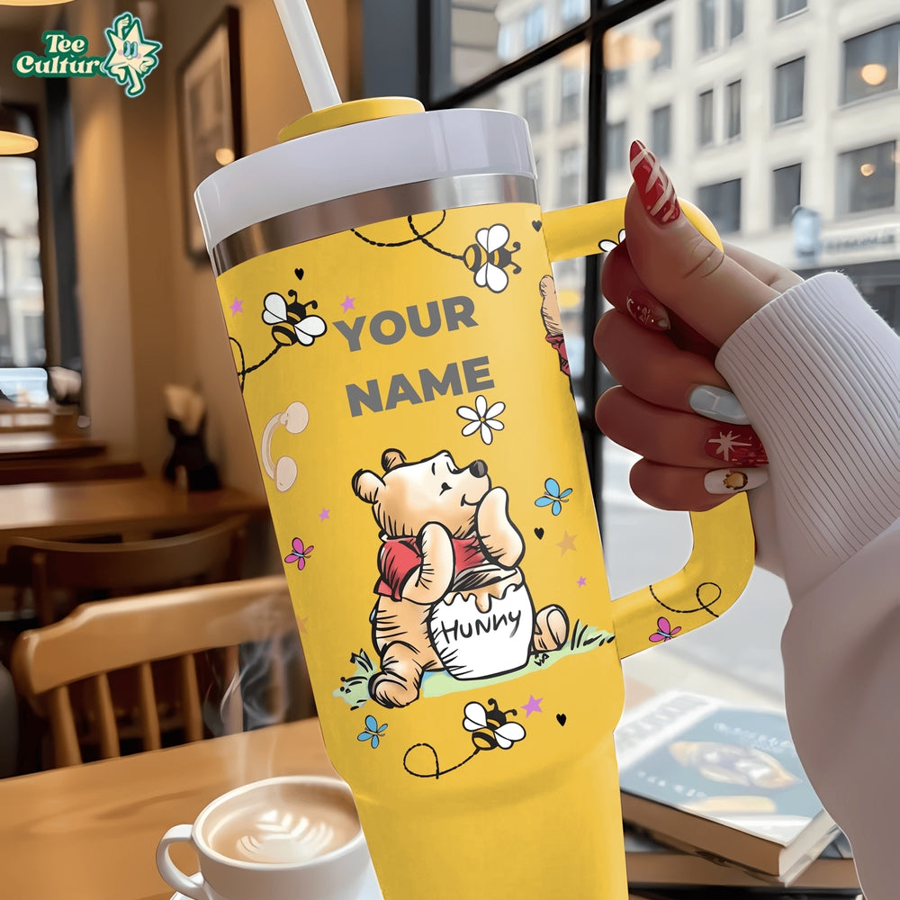 Winnie the Pooh 100 Years of Friendship - Personalized Tumbler 40OZ