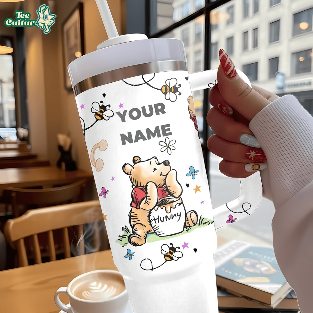 Winnie the Pooh 100 Years of Friendship - Personalized Tumbler 40OZ