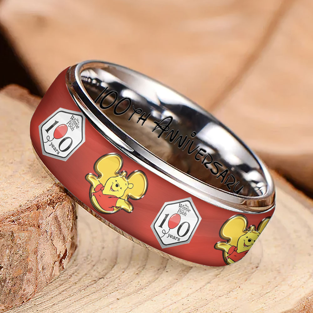 Winnie-the-Pooh 100th Anniversary Custom Alloy Ring – TMTHU3164
