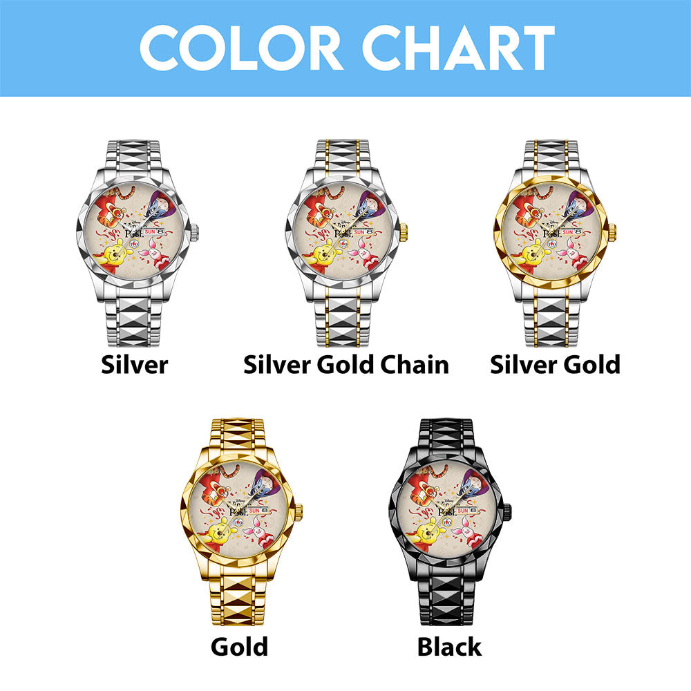 Winnie-the-Pooh 100th Anniversary Alloy Luxury Quartz Watch - TMTHU7890