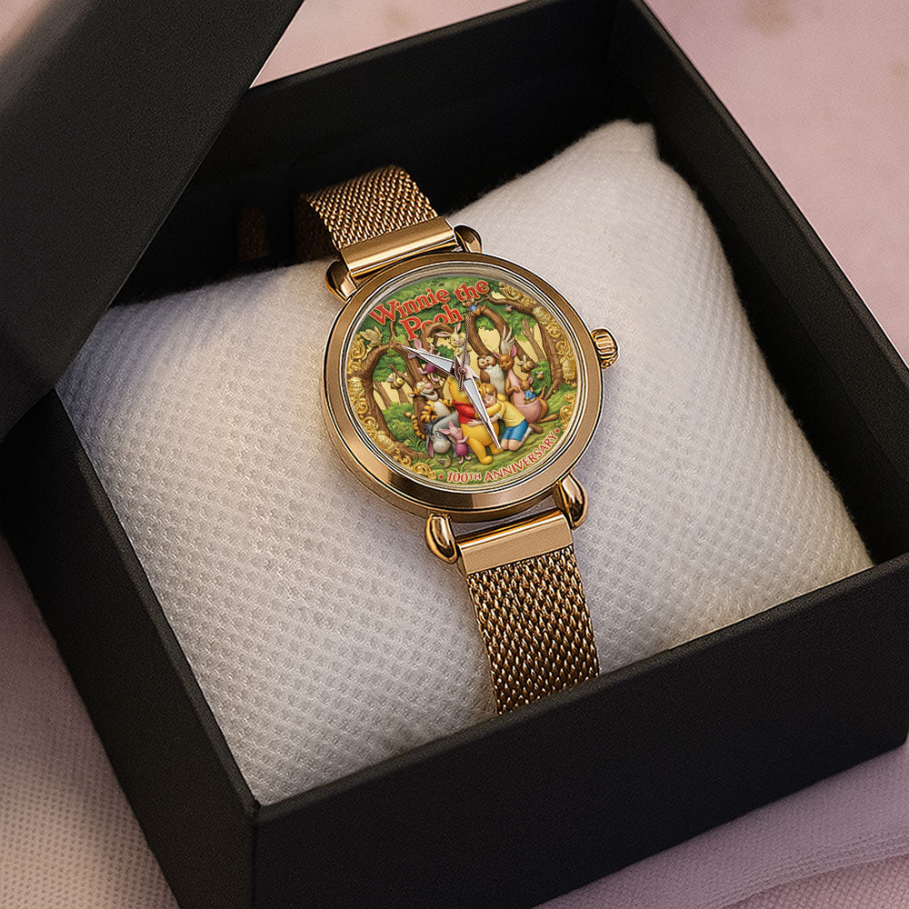 Winnie-the-Pooh 100th Anniversary Mesh Strap Quartz Watch – TMTHU4488