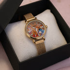 Winnie-the-Pooh Mesh Strap Quartz Watch - TMTHU7415