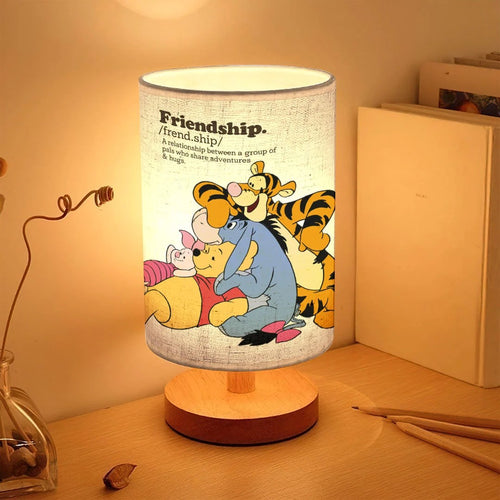 Winnie-the-Pooh Wooden Base Fabric Lamp – HOATT20977