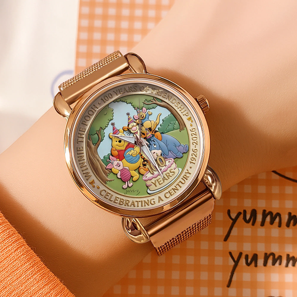 Winnie-the-Pooh 100th Anniversary Mesh Strap Quartz Watch – TANTN20135