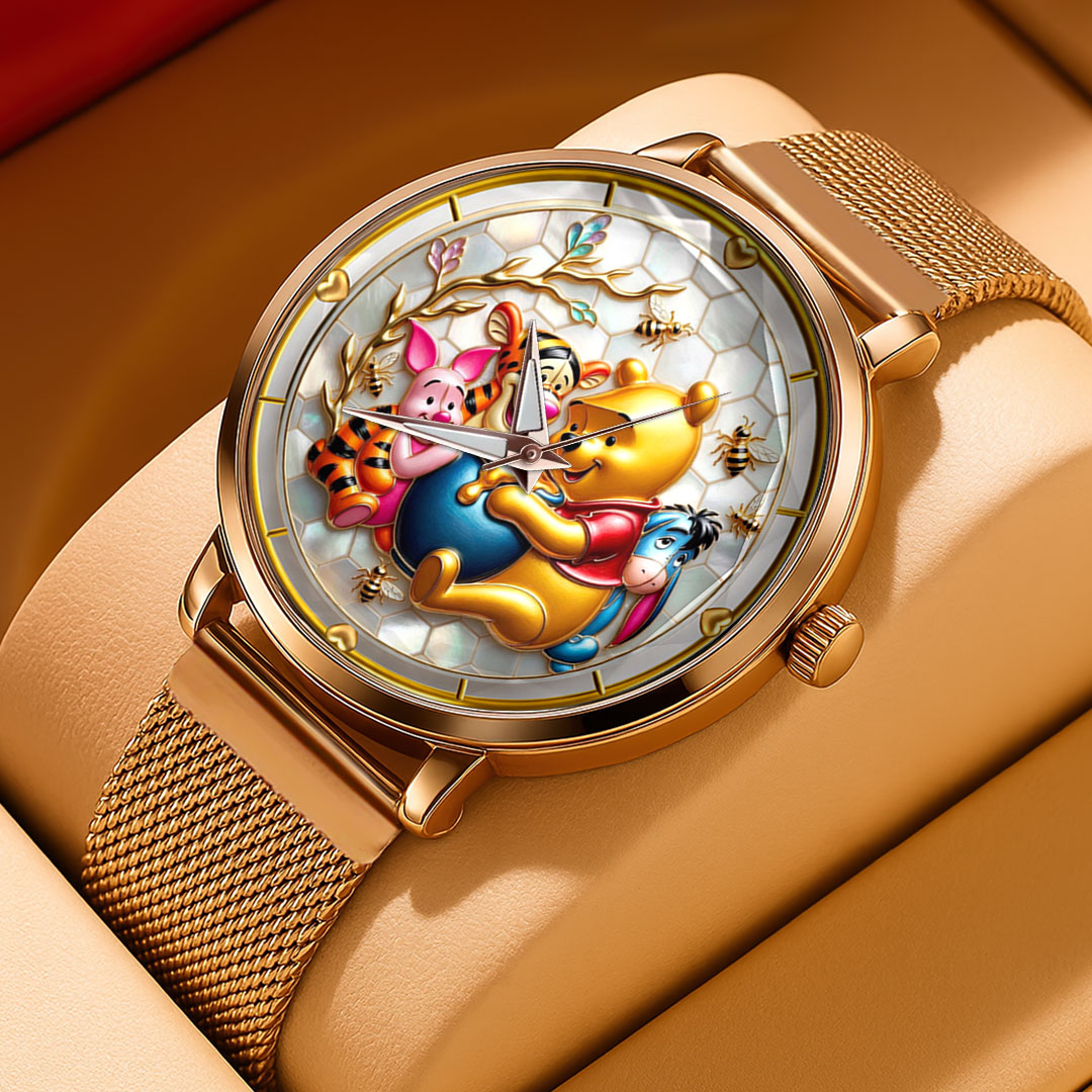 Winnie-the-Pooh 100th Anniversary Mesh Strap Quartz Watch – VANDH5018