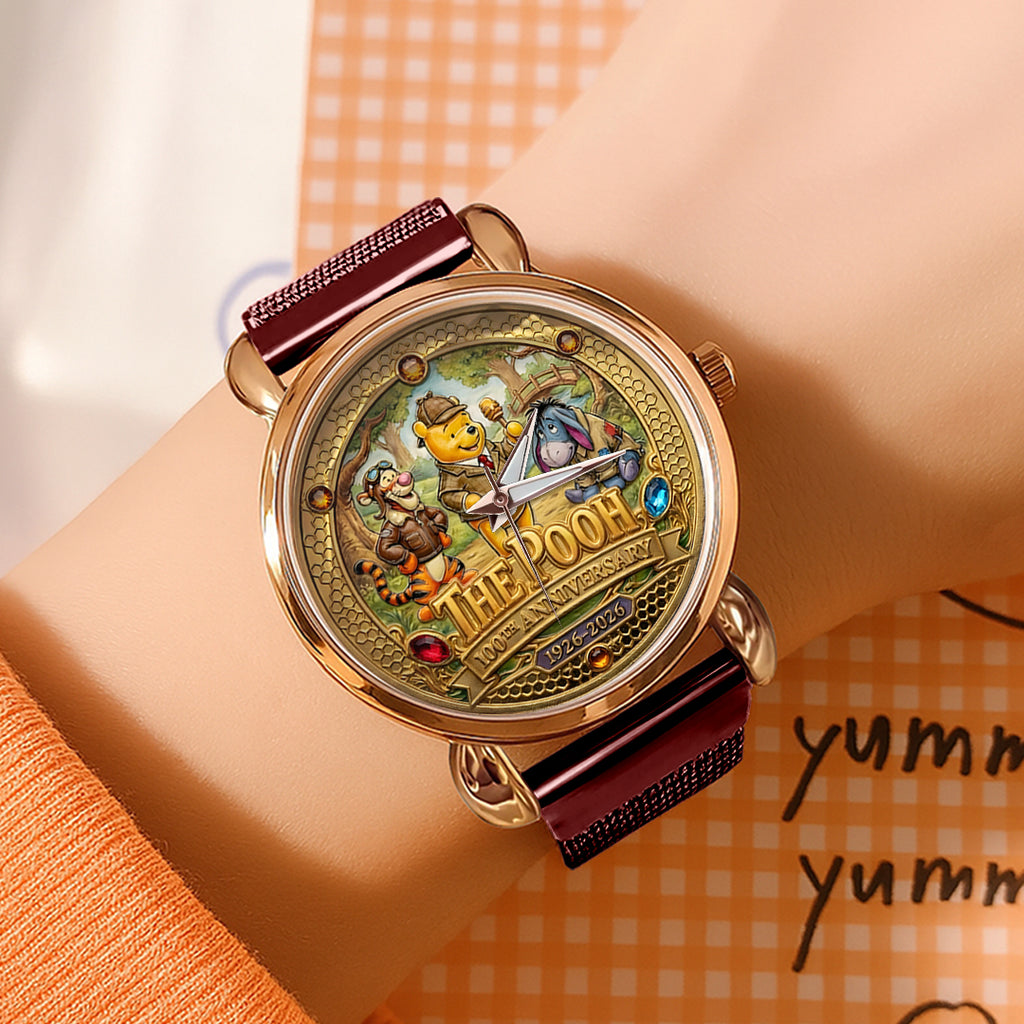 Winnie-the-Pooh 100th Anniversary Mesh Strap Quartz Watch – HOATT16977