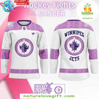 Winnipeg Jets Hockey Fights Cancer Jersey Special Edition