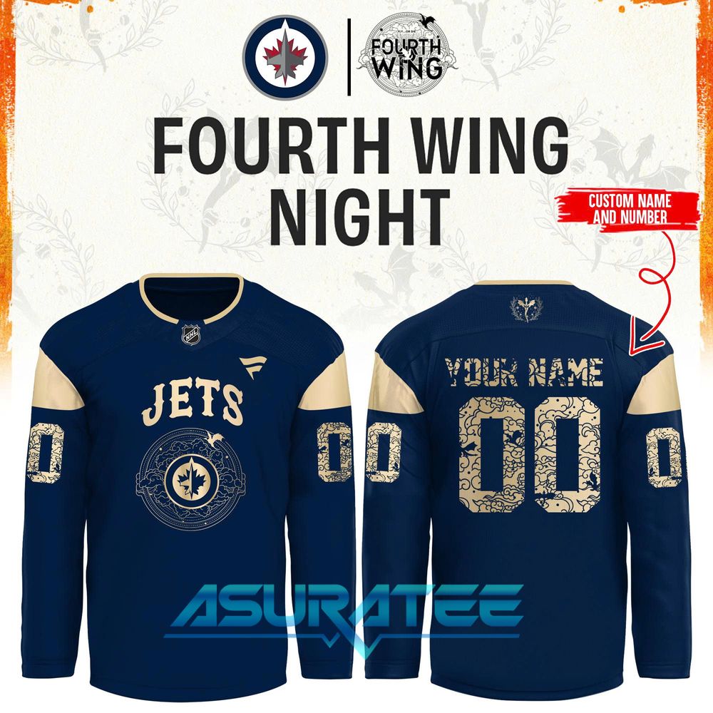 Winnipeg Jets x Fourth Wing Night 2026 Hockey Jersey