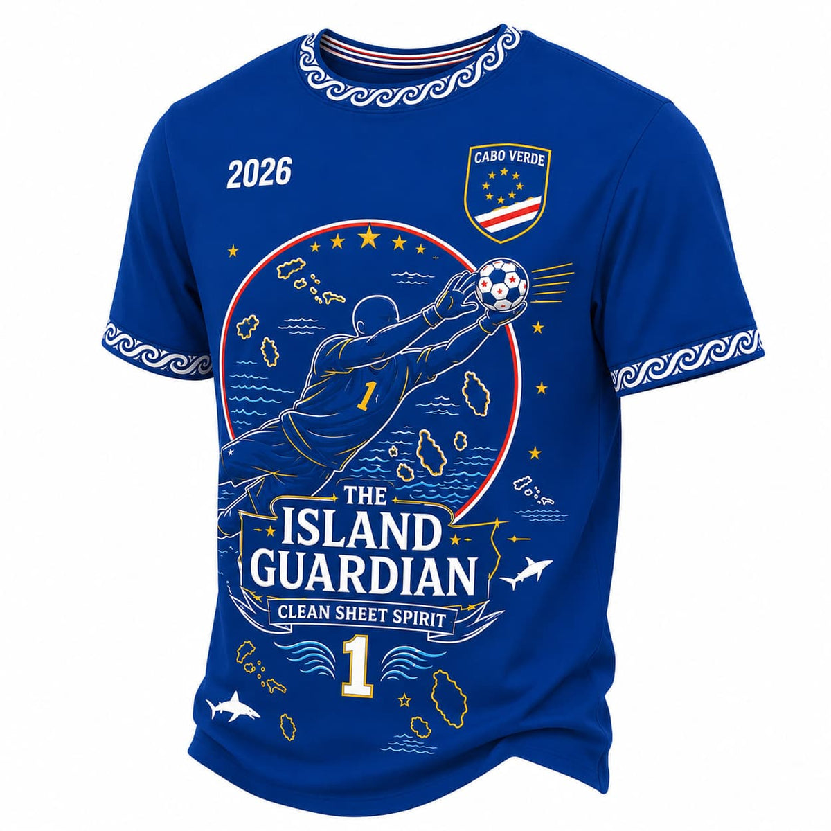 World Cup 2026 Cabo Verde Vozinha The Island Guardian Shirt