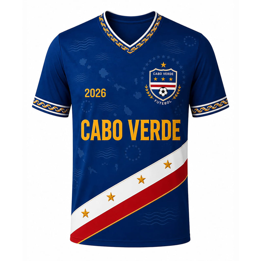 World Cup 2026 Cape Verde Print Casual Tee