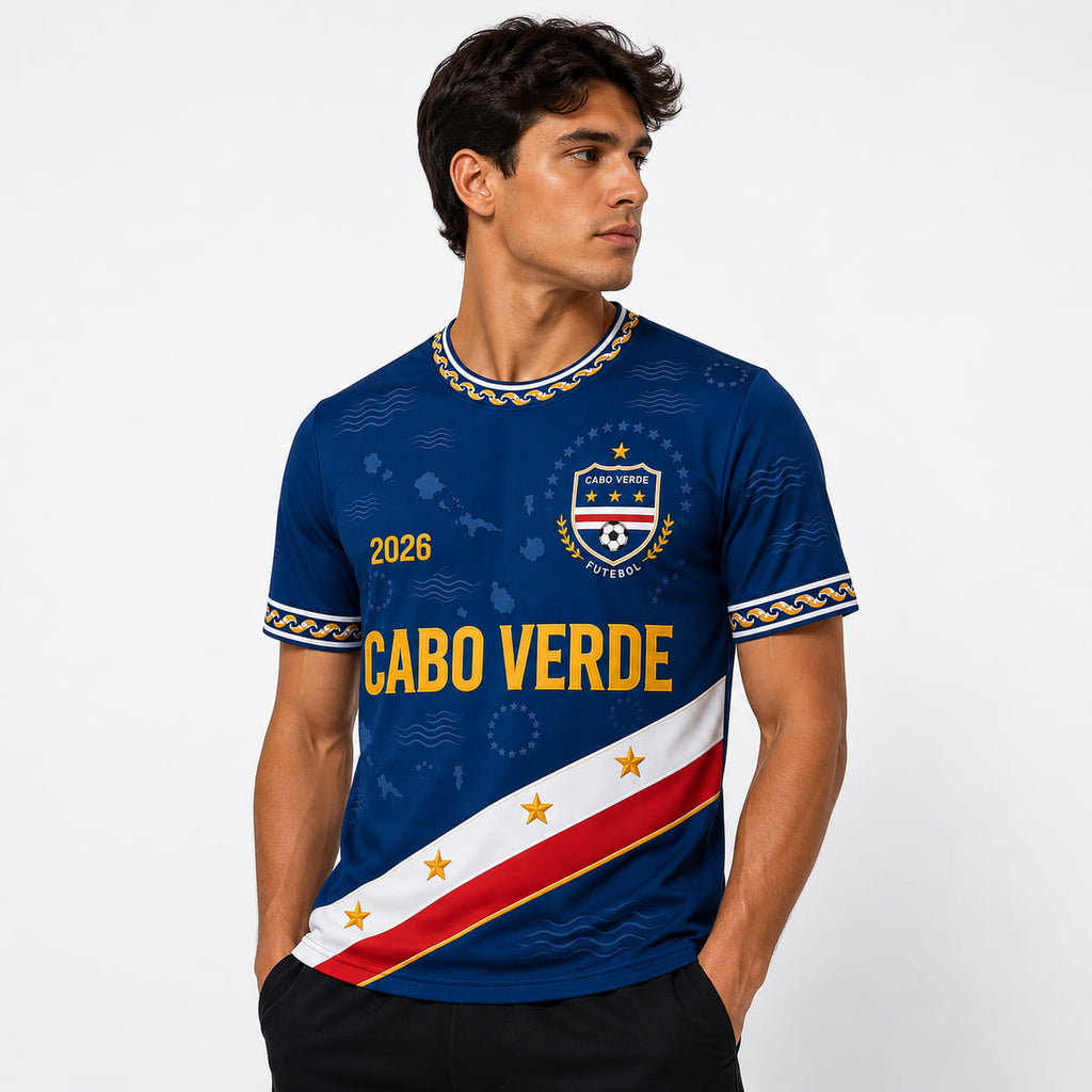 World Cup 2026 Cape Verde Print Casual Tee
