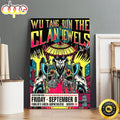 Wu - Tang Clan And Run The Jewels September 8th Tour 2023 Poster Canvas