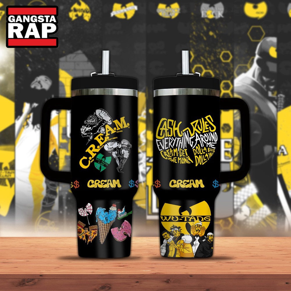 Wu-Tang Clan Cream Stanley Tumbler 40oz