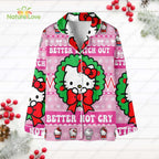 You Better Not Cry You Better Watch Out Christmas​ Hello Kitty Pajamas