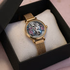 Personalized You're Forever Protected By Mary Mesh Strap Quartz Watch – TANTN15404