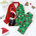 You’re On My… Naughty List Deadpool Christmas Pajamas Set