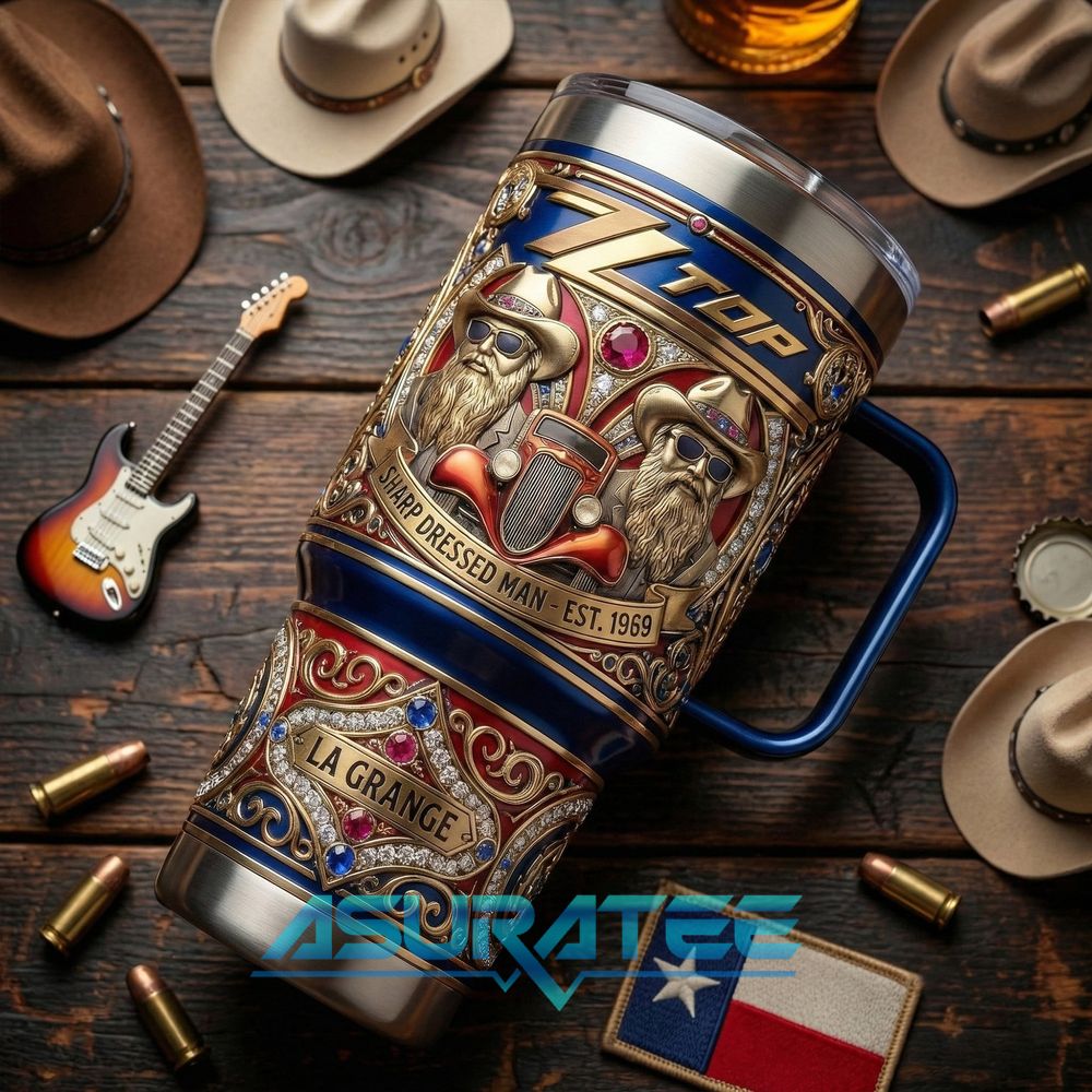 Zz Top Sharp Dressed Man 2026 Special YETI Tumbler