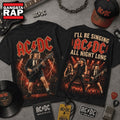 ACDC All Night Long 3D Graphic Shirt