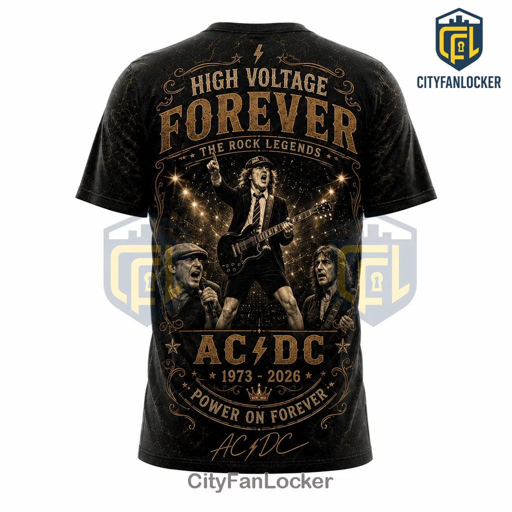 AC/DC High Voltage Lightning Bolt T-Shirt