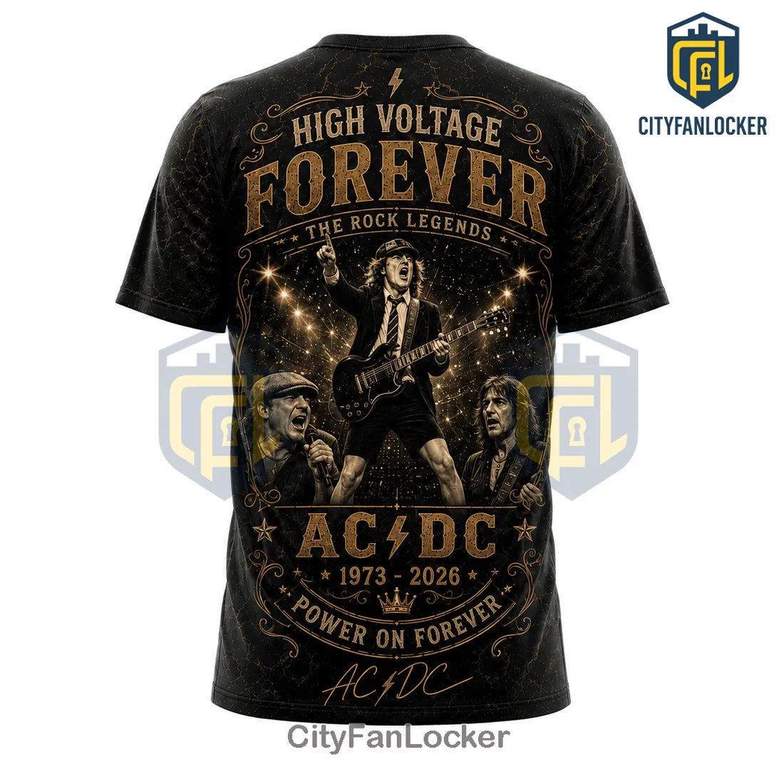 AC/DC High Voltage Lightning Bolt T-Shirt