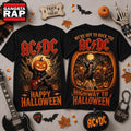 ACDC Highway to Halloween Pumpkin Rock Hoodie T-Shirt