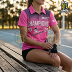 Adelaide Thunderbirds 2026 Champions Pink Polo Shirt