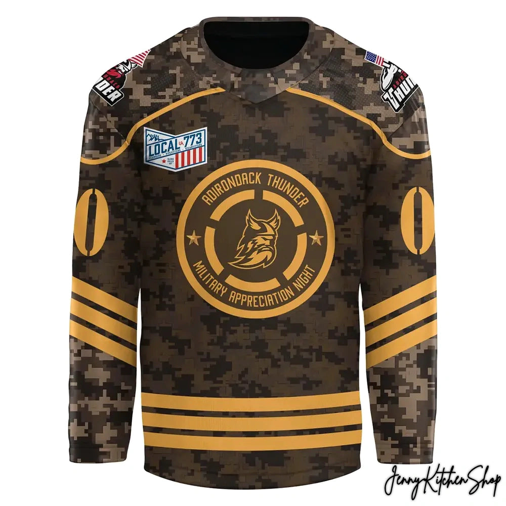 Adirondack Thunder 2025 Military Appreciation Night Jersey