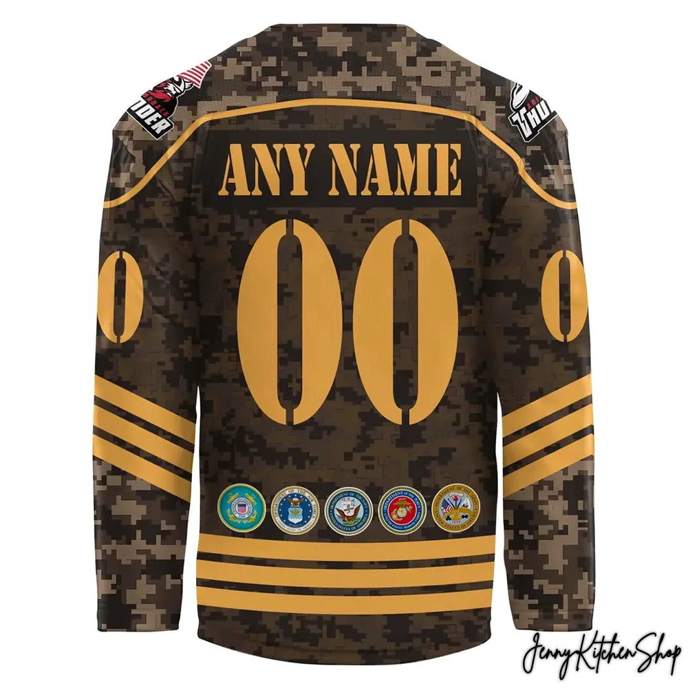 Adirondack Thunder 2025 Military Appreciation Night Jersey