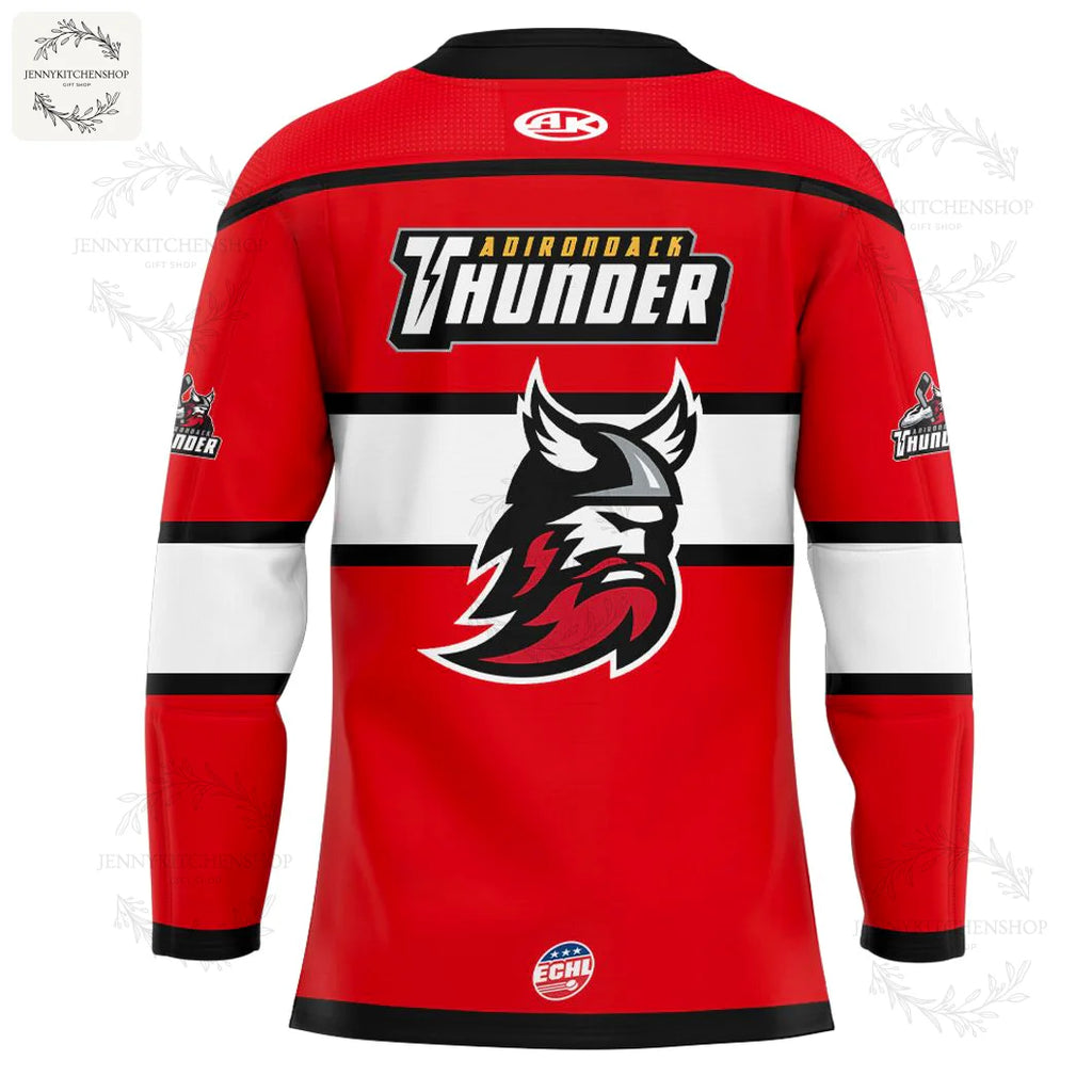 Adirondack Thunder The New Third 2025 Red Jersey