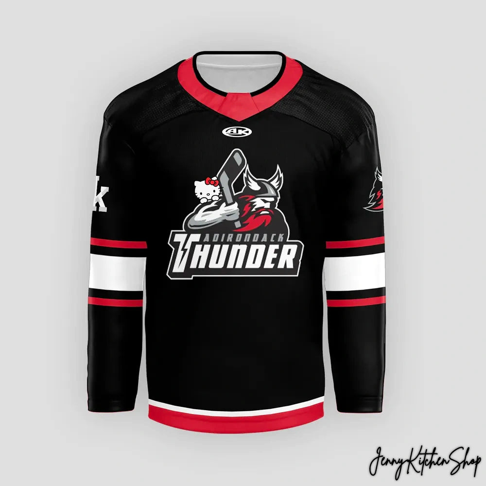 Adirondack Thunder x Hello Kitty 2026 Limited Hockey Jersey