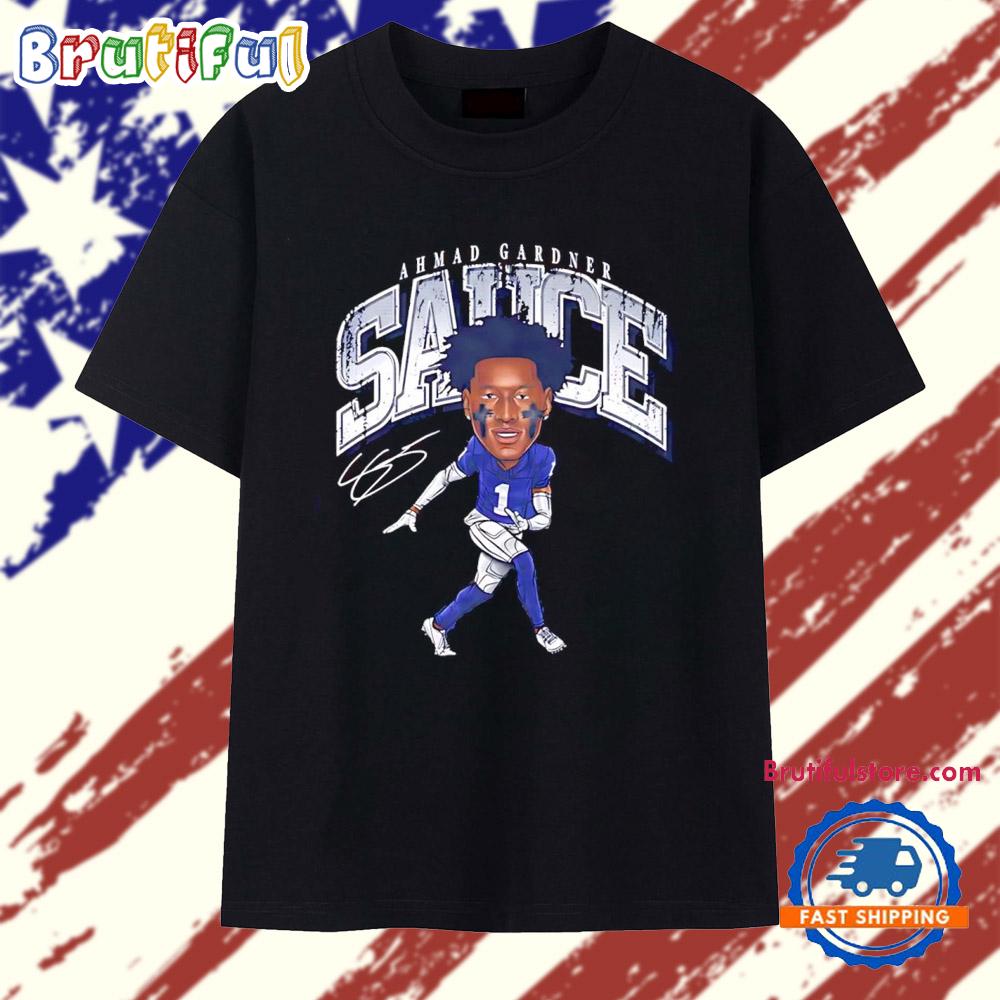 Ahmad Sauce Gardner caricature Indianapolis Colts T Shirt