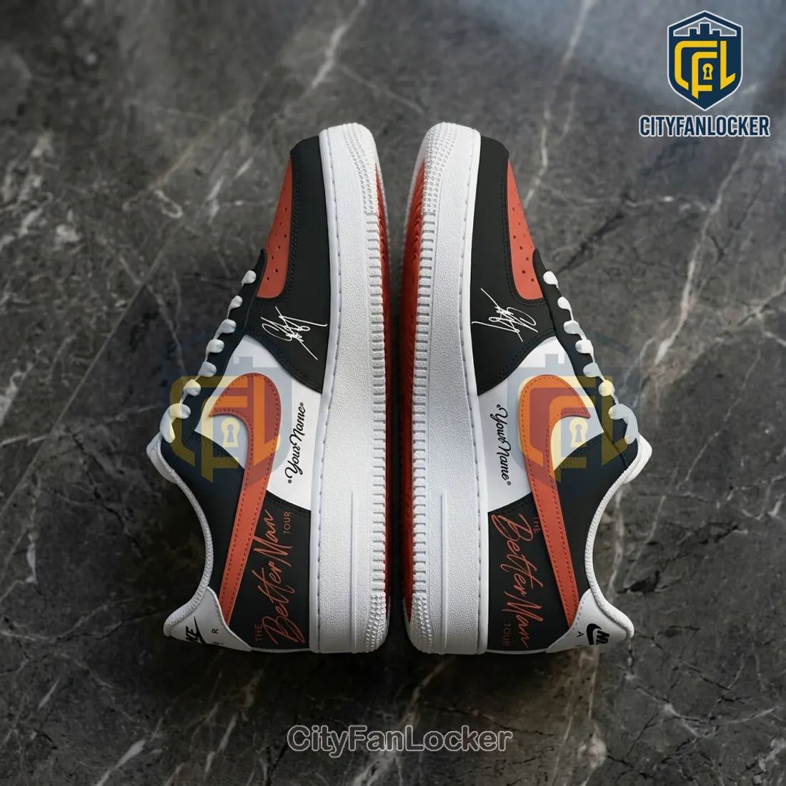 AJ McLean The Better Man Tour Air Force 1 Sneakers