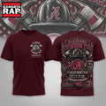 Alabama Crimson Tide 2026 NCAA Firefighter Built for the Fire 3D Shirt Hoodie T-Shirt