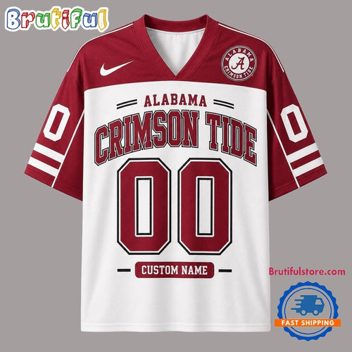 Alabama Crimson Tide NCAA College Team Pride Personalized Football jersey