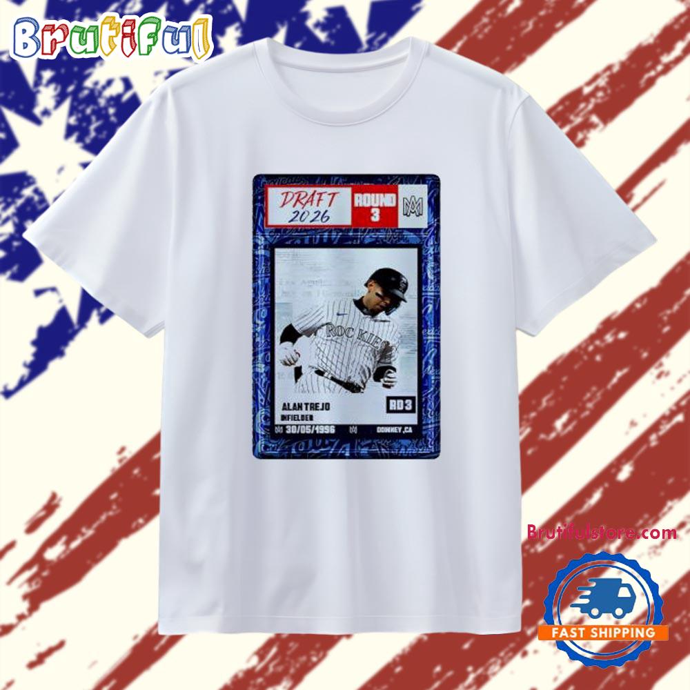 Alan Trejo Colorado Rockies Draft 2026 Round 3 Infielder T Shirt